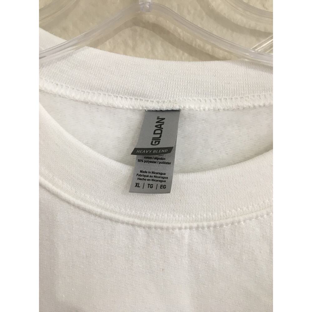 Heavily Meditated Sweatshirt, Yoga Sweatshirt, Gildan Unisex Sweatshirt, Size XL - Picture 4 of 5
